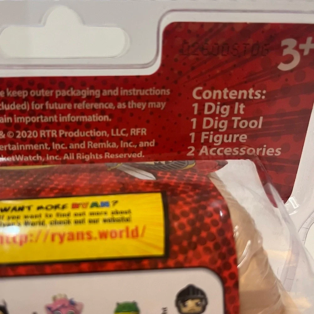 Ryans World, Sir Ryans World Dig ‘n Discover Royal Treasure (Bonkers Toy New!